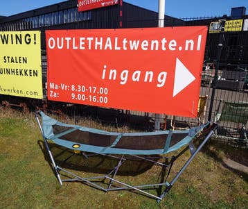 Hangmat met opvouwbaar frame – Extra stevig - Groen, Verzenden, Nieuw