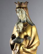 J.P. Maas en zoon - Beeld, Madonna and Child - 63 cm - Gips