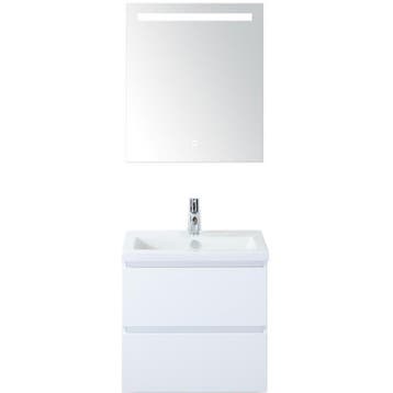 Vogue Badmeubelset 60 cm - Greeplijst in Kleur - Wit, Ophalen of Verzenden, Nieuw