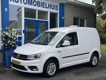 Zakelijke lease - Volkswagen Caddy Bestel 2.0 TDI L1H1 BMT, Automaat, Gebruikt, Alcantara, Wit