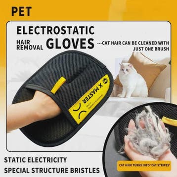 Elektrische Haarverwijderaar Handschoen voor Honden & Katten, Verzenden, Nieuw