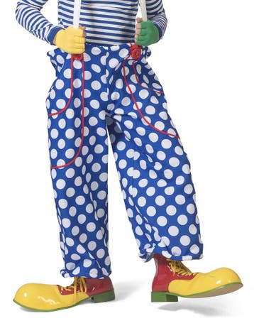 Clownsbroek Blauw/Wit Gestippeld, Ophalen of Verzenden, Nieuw