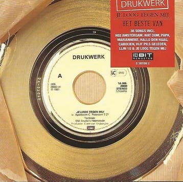 Drukwerk - Je Loog Tegen Mij/Het Beste Van (2CD), Verzenden, Nieuw in verpakking