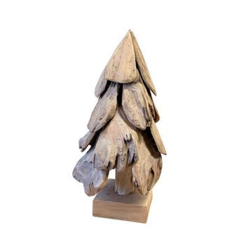 Kerst special: teakhouten kerstbomen! -  40 cmWoondecoratie, Ophalen of Verzenden, Nieuw