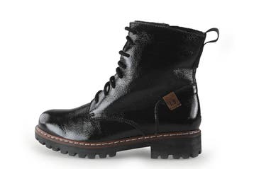 Josef Seibel Veterboots in maat 37 Zwart, Kleding | Dames, Schoenen, Verzenden, Zwart, Overige typen, Zo goed als nieuw
