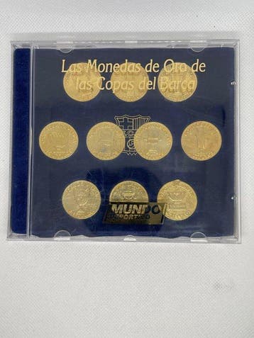 Spanje. FC.Barcelona -10 monedas conmemorativas títulos, Nieuw