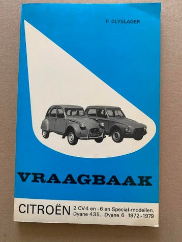 Vraagbaak Citroën 2 CV4 en 6 en specialmodellen 1972-1979, Verzenden, Gelezen, Citroën