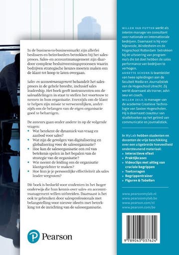 Sales- en accountmanagement 9789043037624 Annette Schenk, Verzenden, Zo goed als nieuw, Annette Schenk