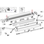Thule 6300 Binnenkap LH+RH Antraciet, Caravans en Kamperen, Ophalen of Verzenden, Nieuw, Thule