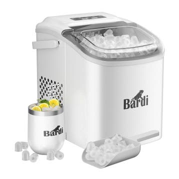 Bardi 1,2 Liter Deluxe IJsblokjesmachine – IJsblokmaker SET, Ophalen of Verzenden, Nieuw, Zelfvriezend