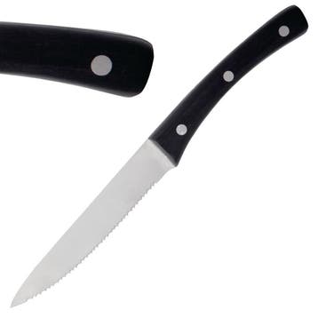 Angus Steakmes | 12 stuks | Zwart | 22.9 cm, Verzenden