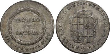 1/2 taler, daalder 1796 Fulda Bistum Adalbert v Harstatt..., Verzenden