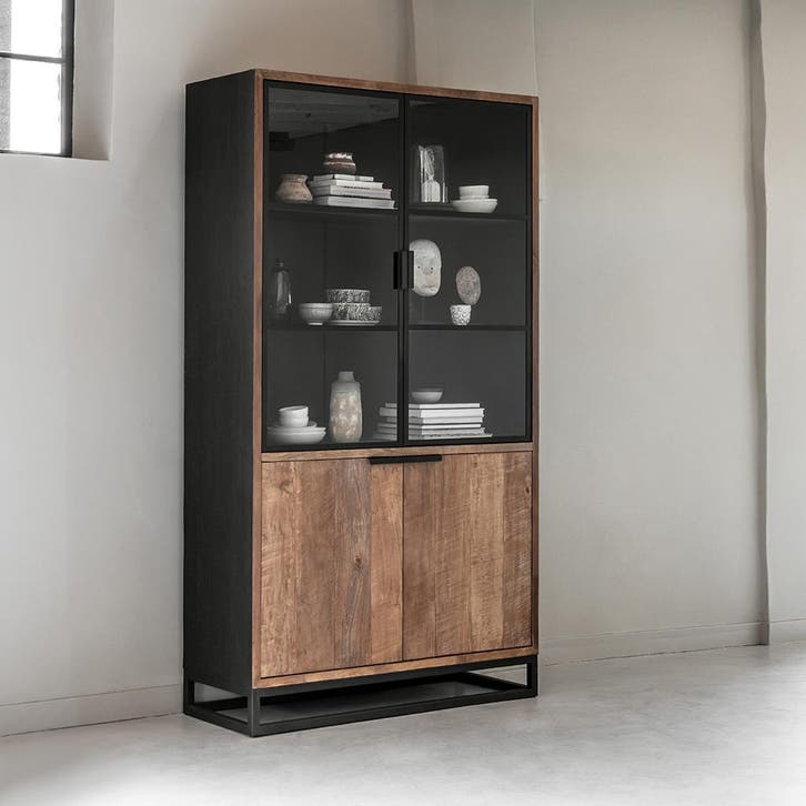 *WOONWINKEL* DTP Home Cosmo Vitrinekast No.2 Small, Huis en Inrichting, Kasten | Wandmeubels, Nieuw, Verzenden