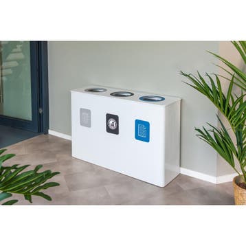 Ergofy afvalbak 3-in-1 afvalscheiding prullenbak 3x60 ltr -, Huis en Inrichting, Verzenden, Nieuw