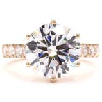 Zonder minimumprijs - Ring - 18 karaat Geel goud - 6.00ct., Nieuw