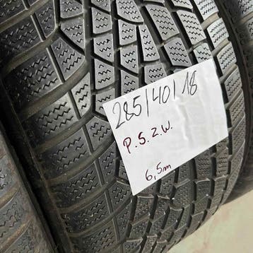 2 x Pirelli 285-40-18 Winterbanden 6,5mm, Auto-onderdelen, Banden en Velgen, 18 inch, Gebruikt, 285 mm, Band(en)