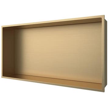 Inbouwnis - Leoni Nima - 30x60x10cm - Geborsteld Goud, Ophalen of Verzenden, Nieuw, Rvs
