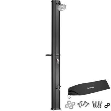 Zonnedouche Ofanto 35 l - zwart, met beschermhoes/met zeepba, Verzenden, Nieuw