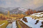 Italiaanse school (XX) - Paesaggio, la Fine dellInverno -