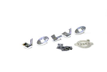 Letterset VOLVO zilver HUISMERK, Ophalen of Verzenden, Nieuw