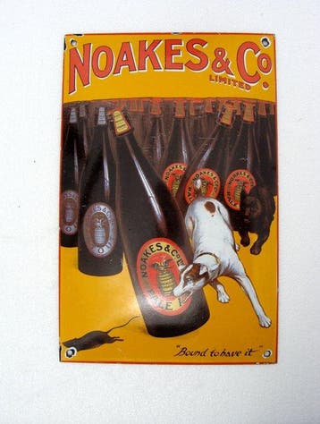 Noakes & Co. - Noakes & Co. originele emaillebord in