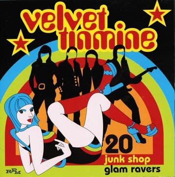 cd - Various - Velvet Tinmine (20 Junk Shop Glam Ravers), Verzenden, Zo goed als nieuw