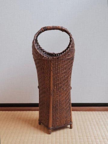 Vaas - Bamboe - Japan - Bloemenmand (Zonder minimumprijs)