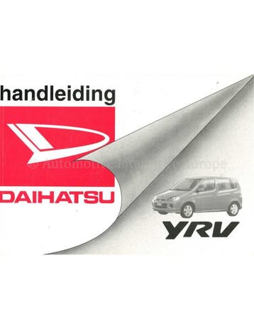 2000 DAIHATSU YRV INSTRUCTIEBOEKJE NEDERLANDS, Auto diversen