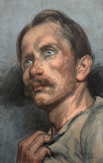 Ernst Henseler (1852-1940) - Ohne Titel (Porträt eines