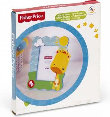 Fisher Price fotolijst hout - kinderen en babys - Giraffe, Ophalen of Verzenden, Zo goed als nieuw