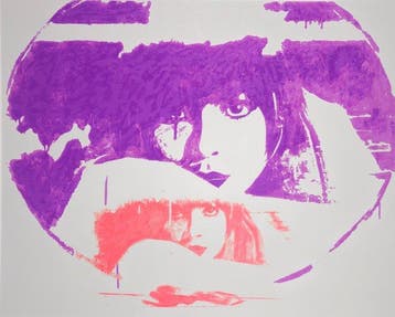 Giosetta Fioroni (1932) - Doppio Liberty Light Purple
