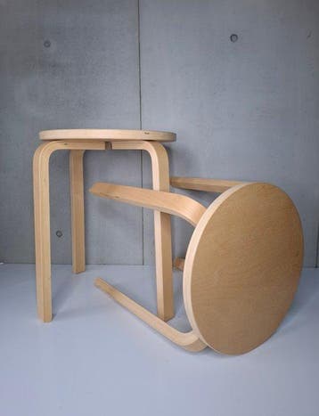 IKEA - Kruk (2) - Frosta - Berken multiplex