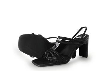 Sacha Sandalen in maat 38 Zwart, Verzenden, Zwart, Sandalen of Muiltjes, Zo goed als nieuw