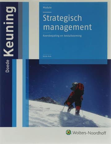 Strategisch management: koersbepaling en besluitvorming, Verzenden, Gelezen, D. Keuning