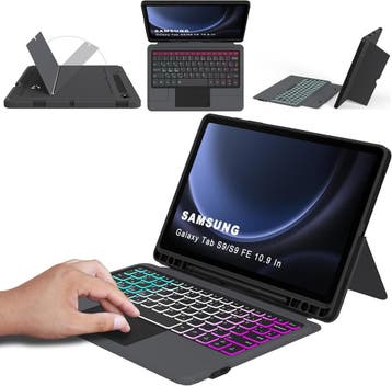 Samsung Galaxy Tab Keyboard Cover | Tweedekansje | OP=OP, Ophalen of Verzenden, Nieuw