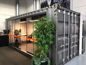 Kantoorunit, kantoor, container, unit, woonunit, flexwerken