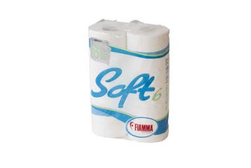 Fiamma Soft toiletpapier, 6 rollen dubbellaags, Ophalen of Verzenden, Nieuw, Kombuis en Sanitair