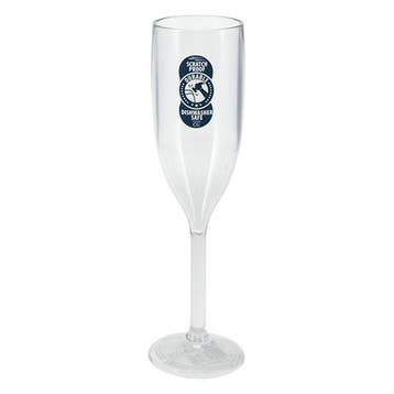 Champagneglas | Gardalux | 1 stuk (Kunststof, 165 ml), Caravans en Kamperen, Verzenden, Nieuw