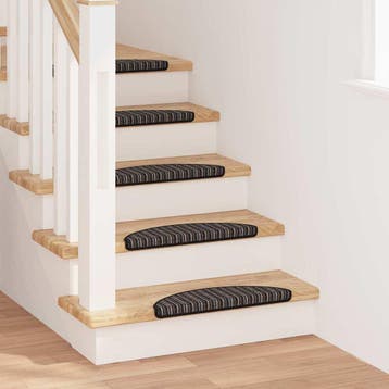 vidaXL Zelfklevende Trapmatten 15 st 56 x 17 x 3 cm Non-Slip, Verzenden, Nieuw