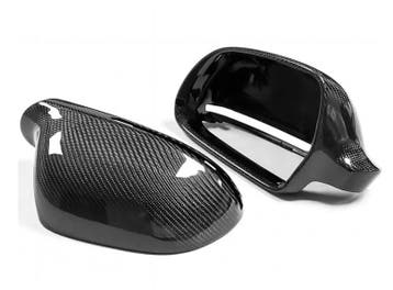 Spiegelkappen Audi A4 B8 Carbon, Auto-onderdelen, Ophalen of Verzenden, Nieuw