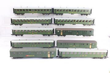 Roco H0 - Modeltrein personenwagen (10) - 10 verschillende, Nieuw