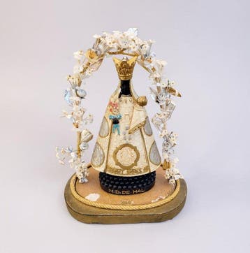 Beeldje, Zwarte Madonna van Monsterrat - Heilige beeldje -