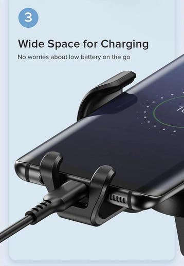 Telefoonhouder auto – Ventilatierooster klem – Universeel –, Ophalen of Verzenden, Nieuw