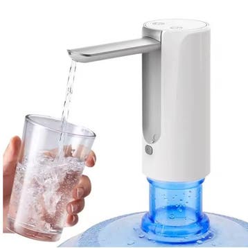 Elektrische Waterpomp Waterfles Oplaadbaar Digitaal Draagbaa, Verzenden, Nieuw