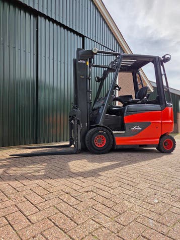 Linde E30 Elektrische Heftruck BJ2018 Triplex Spreider Shift, Linde, Heftruck, Ophalen of Verzenden, Elektrisch