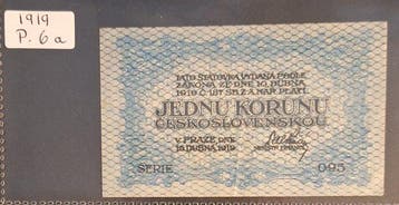 Tsjecho-Slowakije. - 24 Banknotes - 1916/1989 (Zonder