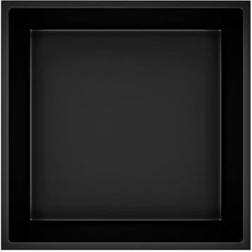 Inbouwnis - Leoni Nima - 30x30x10cm - Mat Zwart, Ophalen of Verzenden, Nieuw, Rvs