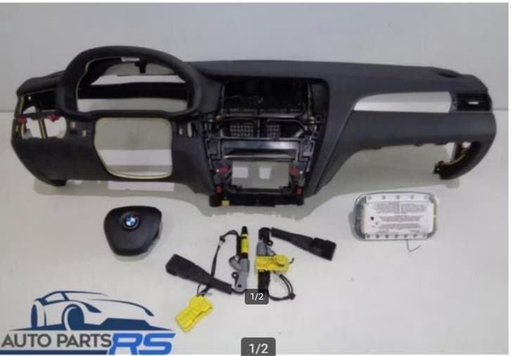 Dashboard + Airbags + Veiligheidsgordels Bmw X3 X4 F25 F26, Auto-onderdelen, Dashboard en Schakelaars, Gereviseerd, BMW, Verzenden