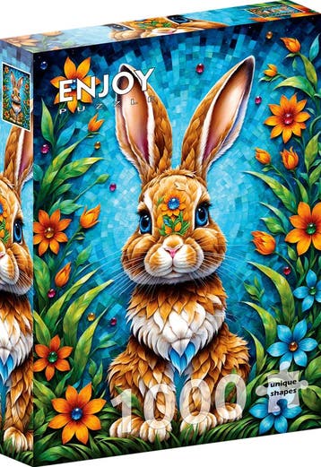 Garden Bunny Puzzel (1000 stukjes) | Enjoy Puzzle - Puzzels, Verzenden, Nieuw