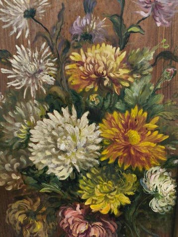 Escuela Impresionista Europea (XX) - Jarrón Floral